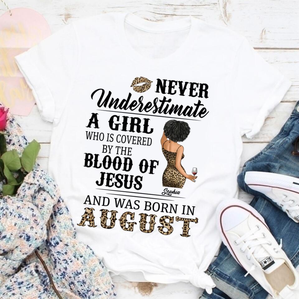 August Birthday Shirt, Custom Birthday Shirt, Queens Born In August, August Birthday Shirts For Woman, August Birthday Gifts