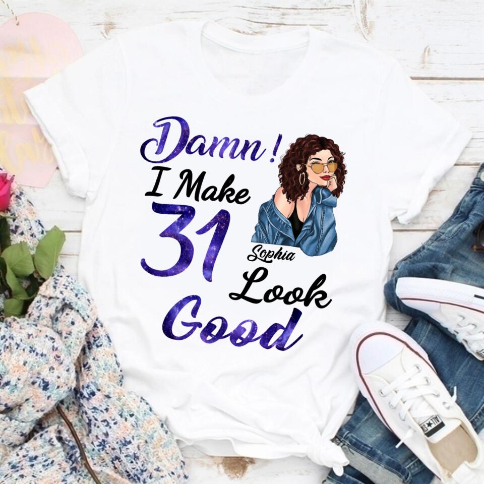 31st Birthday Shirts, Custom Birthday Shirts, Turning 31 Shirt, Gifts For Women Turning 31, 31 And Fabulous Shirt, 1992 Shirt, 31st Birthday Shirts For Her