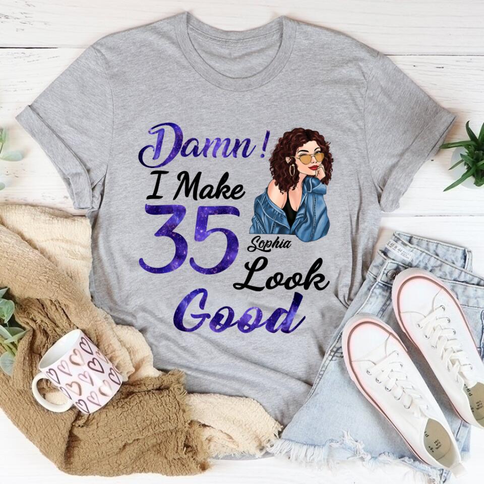 35th Birthday Shirts, Custom Birthday Shirts, Turning 35 Shirt, Gifts For Women Turning 35, 35 And Fabulous Shirt, 1988 Shirt, 35th Birthday Shirts For Her