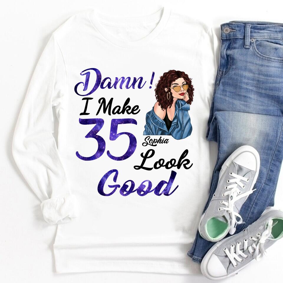 35th Birthday Shirts, Custom Birthday Shirts, Turning 35 Shirt, Gifts For Women Turning 35, 35 And Fabulous Shirt, 1988 Shirt, 35th Birthday Shirts For Her