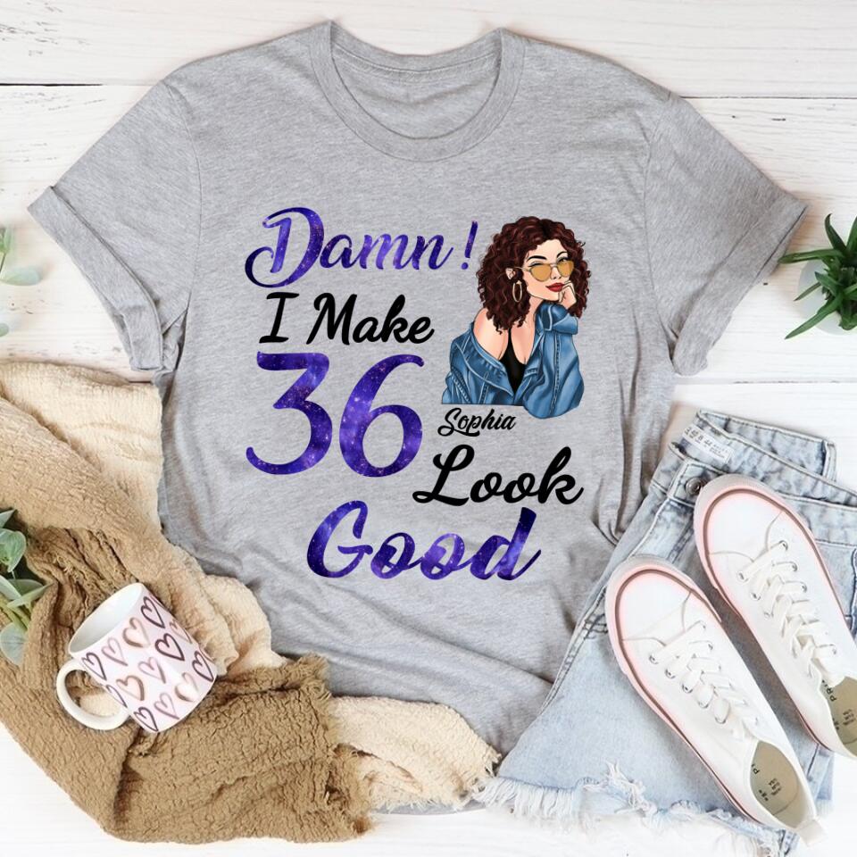 36th Birthday Shirts, Custom Birthday Shirts, Turning 36 Shirt, Gifts For Women Turning 36, 36 And Fabulous Shirt, 1987 Shirt, 36th Birthday Shirts For Her
