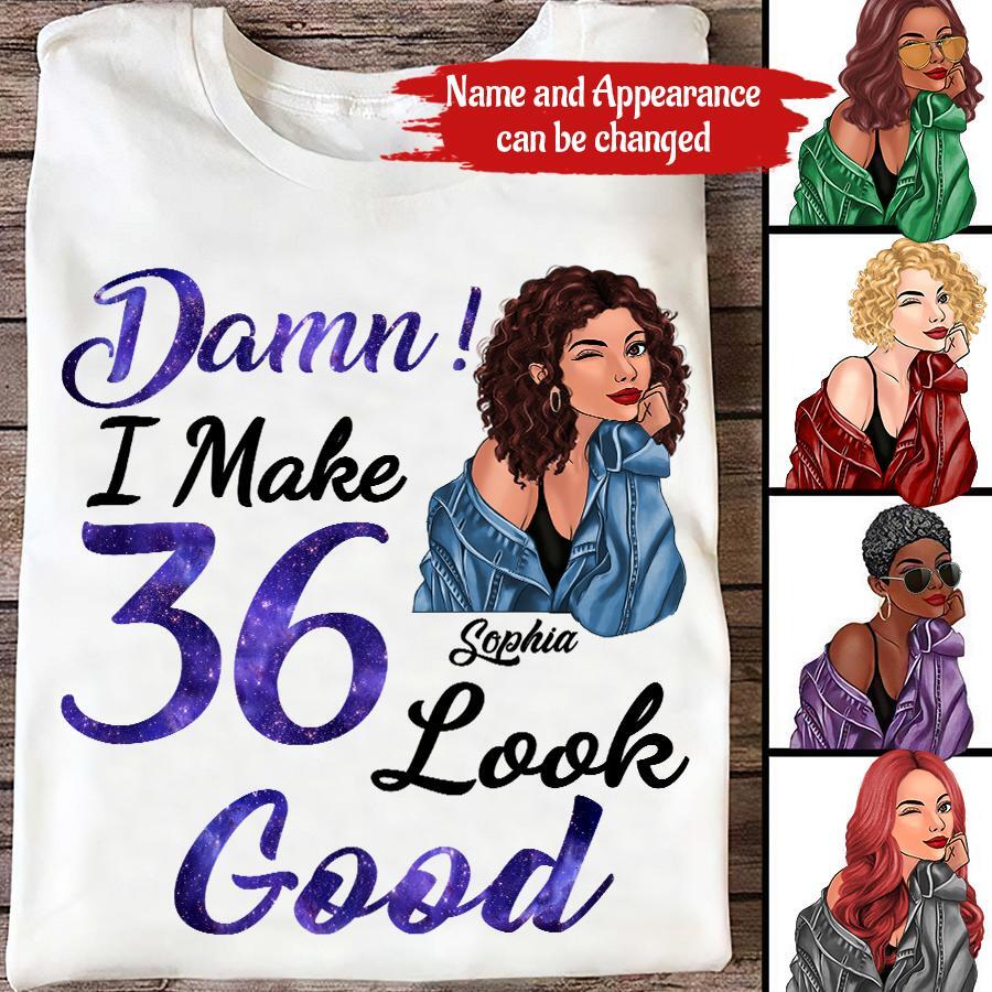 36th Birthday Shirts, Custom Birthday Shirts, Turning 36 Shirt, Gifts For Women Turning 36, 36 And Fabulous Shirt, 1987 Shirt, 36th Birthday Shirts For Her