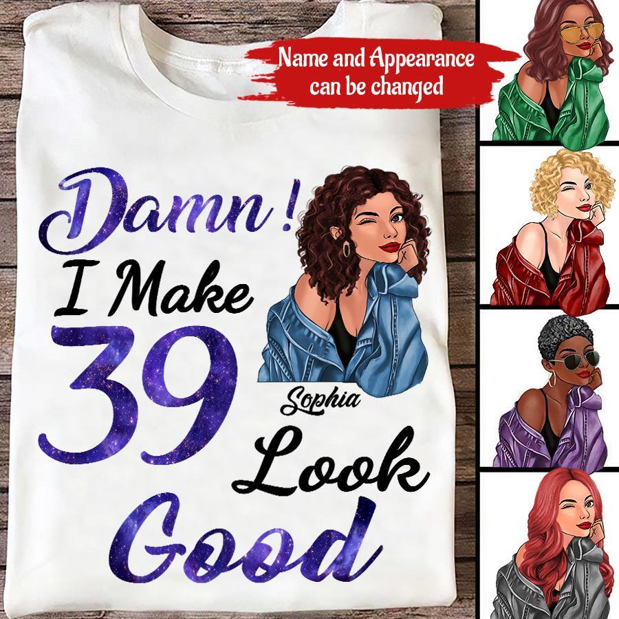 39th Birthday Shirts, Custom Birthday Shirts, Turning 39 Shirt, Gifts For Women Turning 39, 39 And Fabulous Shirt, 1984 Shirt, 39th Birthday Shirts For Her