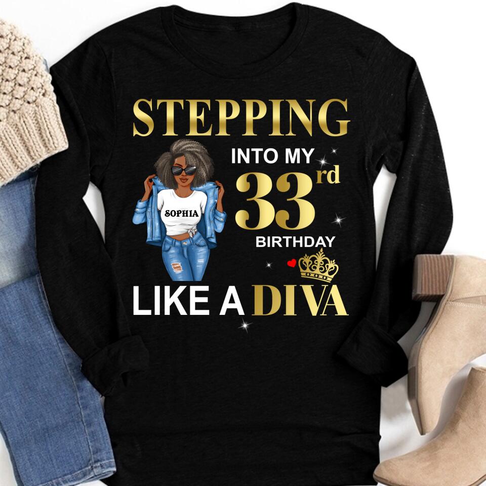 33rd Birthday Shirts, Custom Birthday Shirts, Turning 33 Shirt, Gifts For Women Turning 33, 33 And Fabulous Shirt, 1990 Shirt, 33rd Birthday Shirts For Her