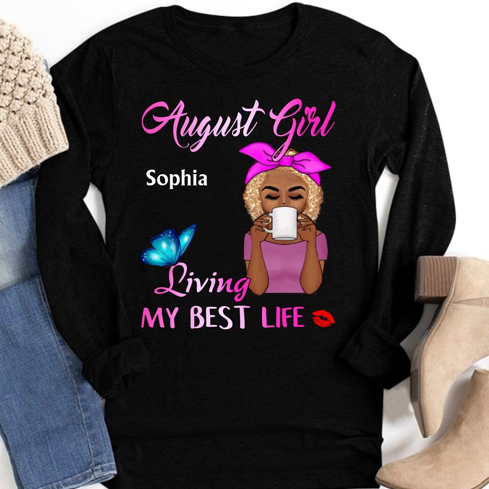 August Birthday Shirt, Custom Birthday Shirt, Queens Born In August, August Birthday Shirts For Woman, August Birthday Gifts