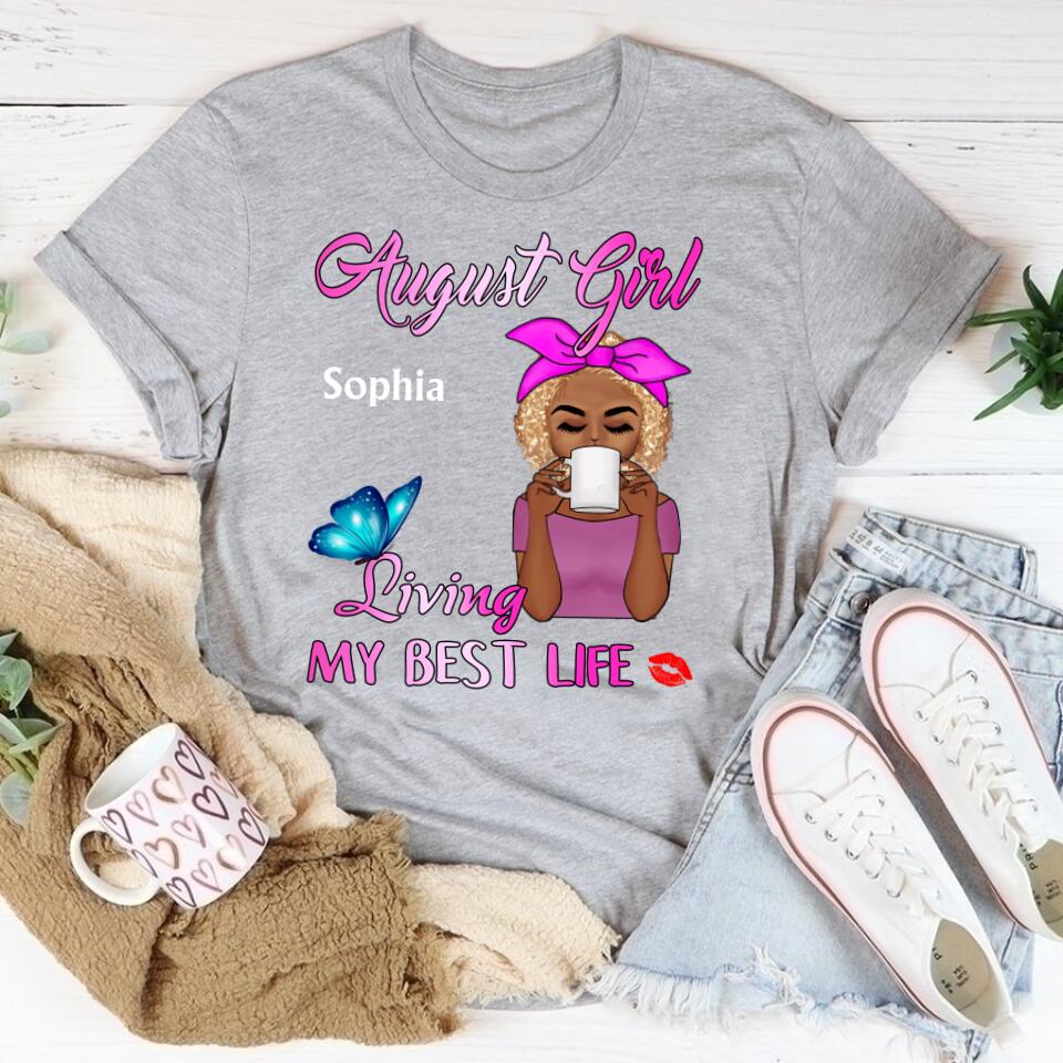 August Birthday Shirt, Custom Birthday Shirt, Queens Born In August, August Birthday Shirts For Woman, August Birthday Gifts