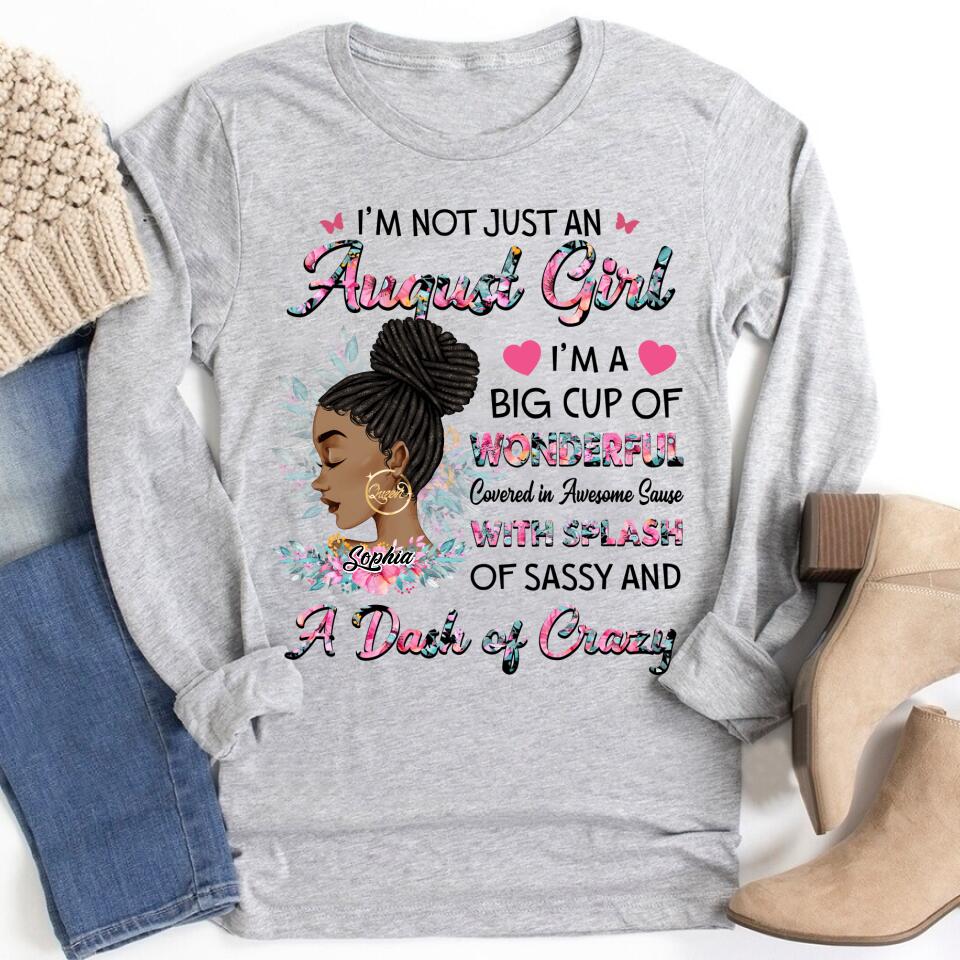 August Birthday Shirt, Custom Birthday Shirt, Queens Born In August, August Birthday Shirts For Woman, August Birthday Gifts