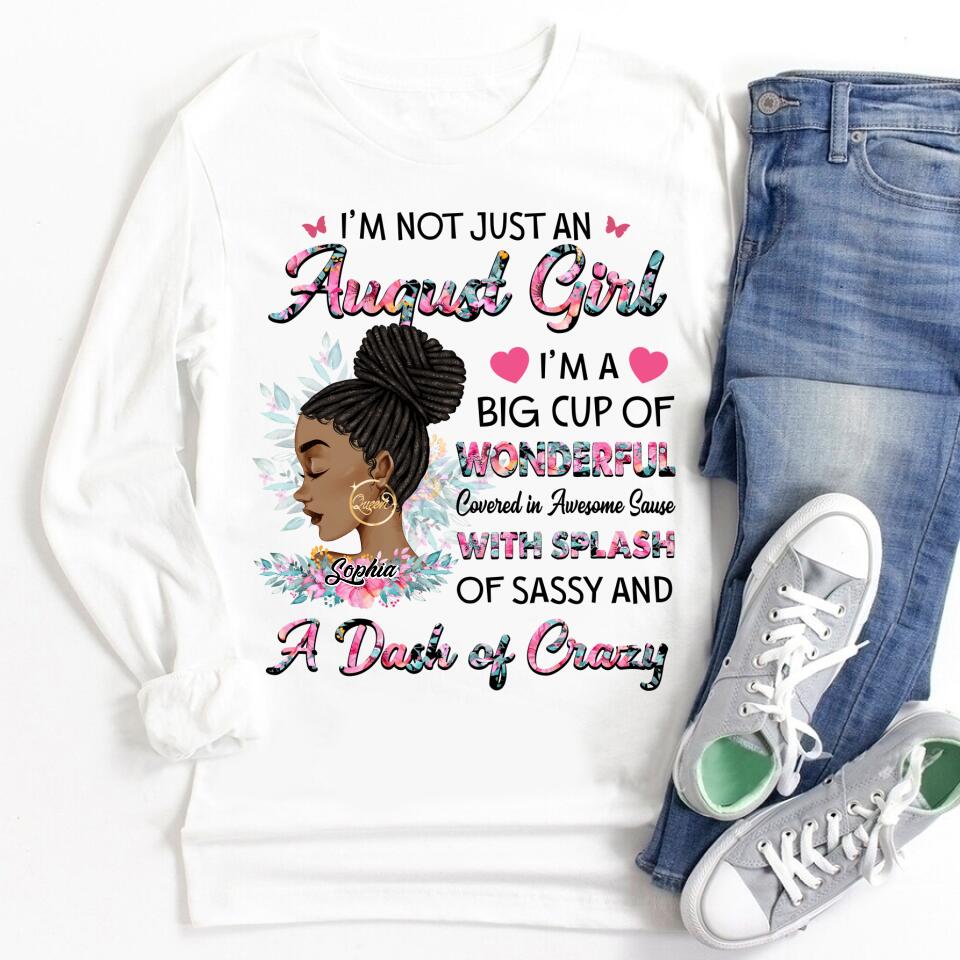 August Birthday Shirt, Custom Birthday Shirt, Queens Born In August, August Birthday Shirts For Woman, August Birthday Gifts