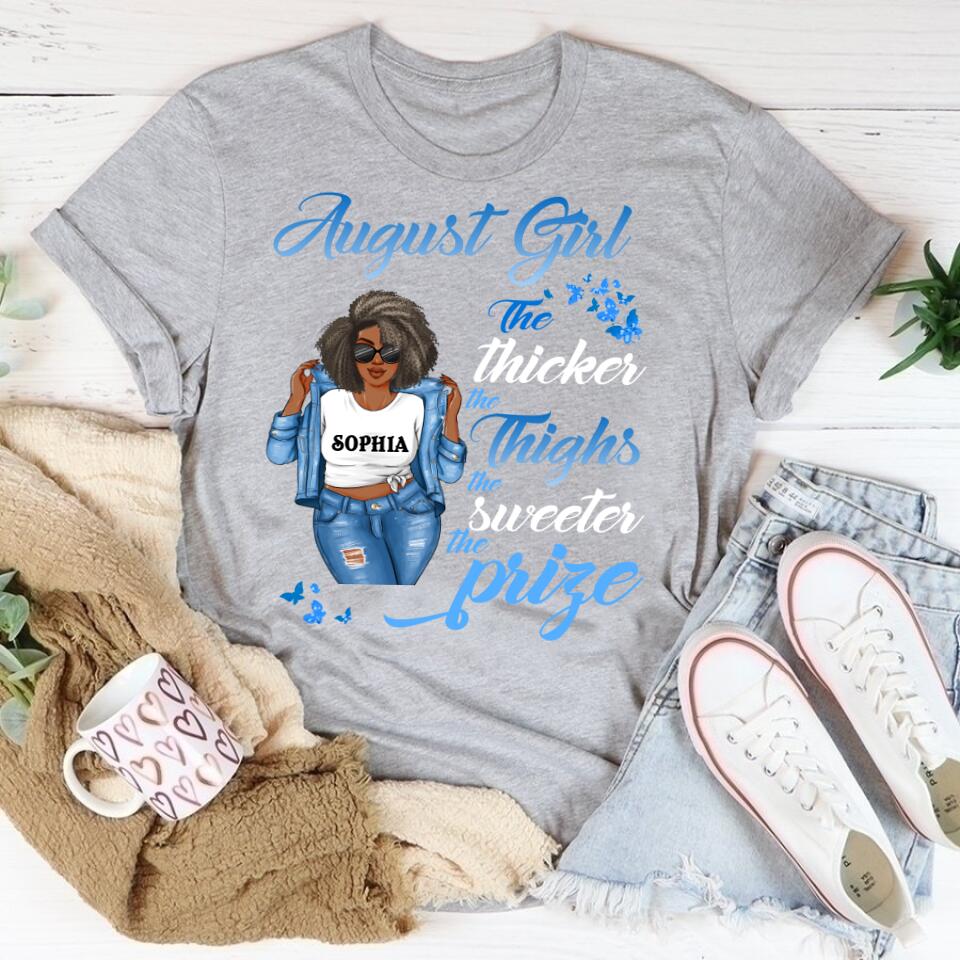 August Birthday Shirt, Custom Birthday Shirt, Queens Born In August, August Birthday Shirts For Woman, August Birthday Gifts