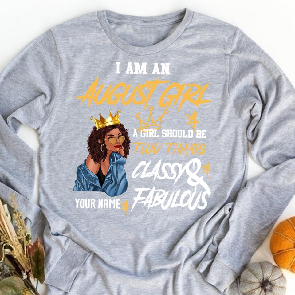 August Birthday Shirt, Custom Birthday Shirt, Queens Born In August, August Birthday Shirts For Woman, August Birthday Gifts