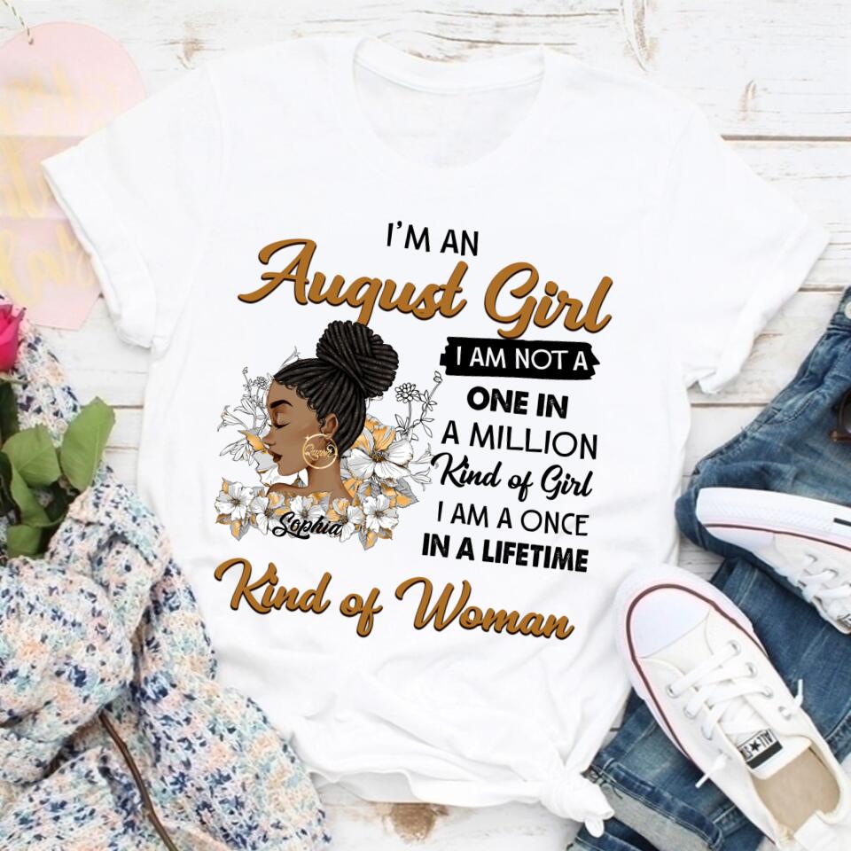 August Birthday Shirt, Custom Birthday Shirt, Queens Born In August, August Birthday Shirts For Woman, August Birthday Gifts