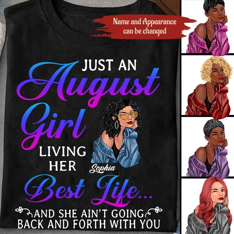 August Birthday Shirt, Custom Birthday Shirt, Queens Born In August, August Birthday Shirts For Woman, August Birthday Gifts