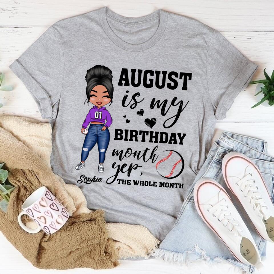 August Birthday Shirt, Custom Birthday Shirt, Queens Born In August, August Birthday Shirts For Woman, August Birthday Gifts