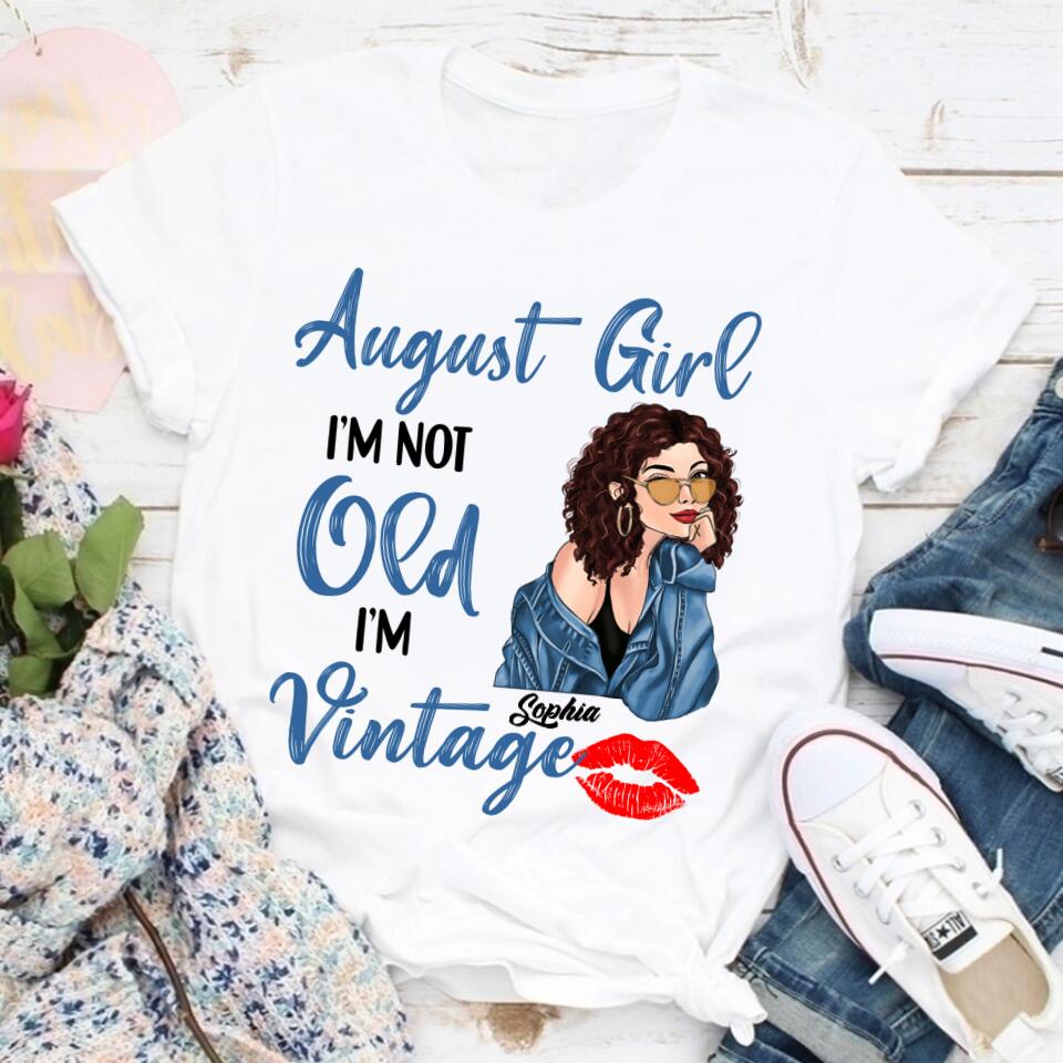 August Birthday Shirt, Custom Birthday Shirt, Queens Born In August, August Birthday Shirts For Woman, August Birthday Gifts August Girl