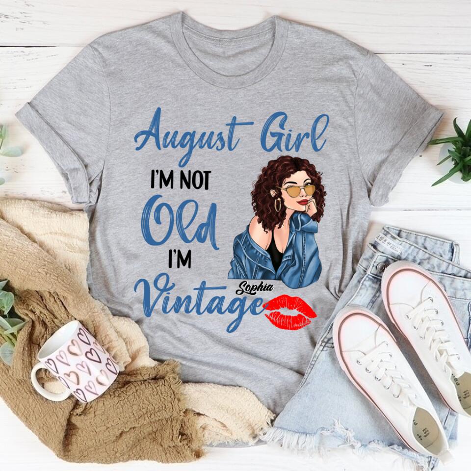 August Birthday Shirt, Custom Birthday Shirt, Queens Born In August, August Birthday Shirts For Woman, August Birthday Gifts August Girl
