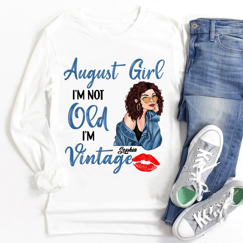 August Birthday Shirt, Custom Birthday Shirt, Queens Born In August, August Birthday Shirts For Woman, August Birthday Gifts August Girl