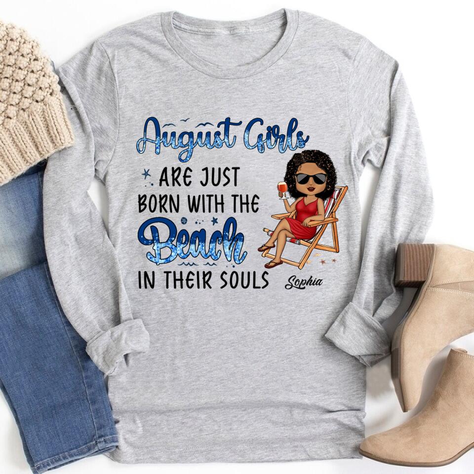August Birthday Shirt, Custom Birthday Shirt, Queens Born In August, August Birthday Shirts For Woman, August Birthday Gifts