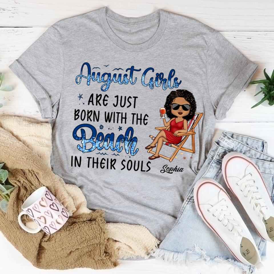 August Birthday Shirt, Custom Birthday Shirt, Queens Born In August, August Birthday Shirts For Woman, August Birthday Gifts