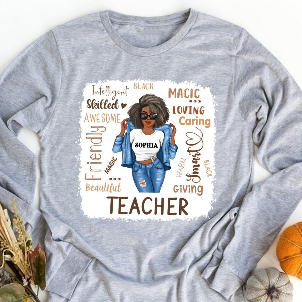Black Teacher Shirts, Melanin Teacher Shirt, Black Teachers Dope Black Educators BHM T-Shirt, Teacher Shirt