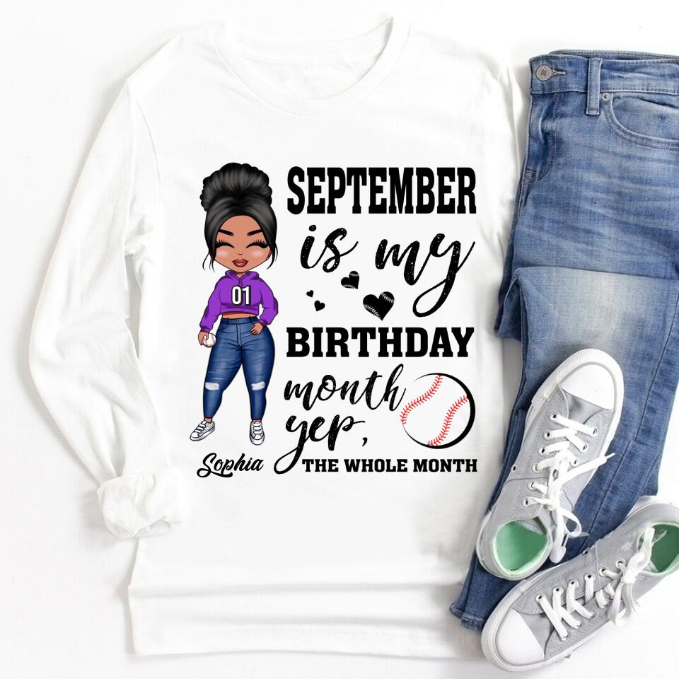 September Birthday Shirt, Custom Birthday Shirt, Queens Born In September, September Birthday Shirts For Woman, September Birthday Gifts