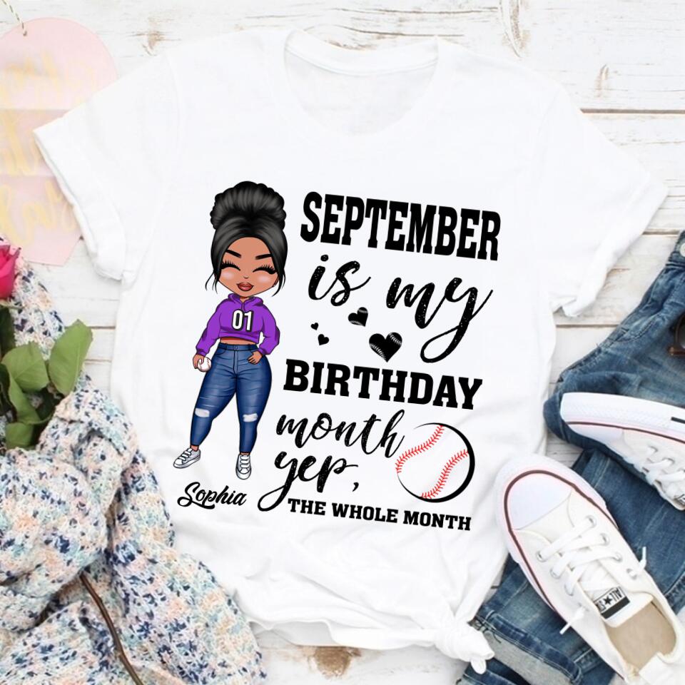 September Birthday Shirt, Custom Birthday Shirt, Queens Born In September, September Birthday Shirts For Woman, September Birthday Gifts