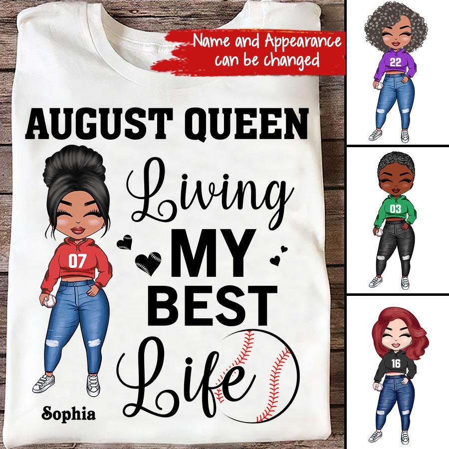 August Birthday Shirt, Custom Birthday Shirt, Queens are Born In August, August Birthday Shirts For Woman, August Birthday Gifts