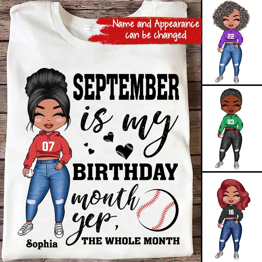 September Birthday Shirt, Custom Birthday Shirt, Queens Born In September, September Birthday Shirts For Woman, September Birthday Gifts