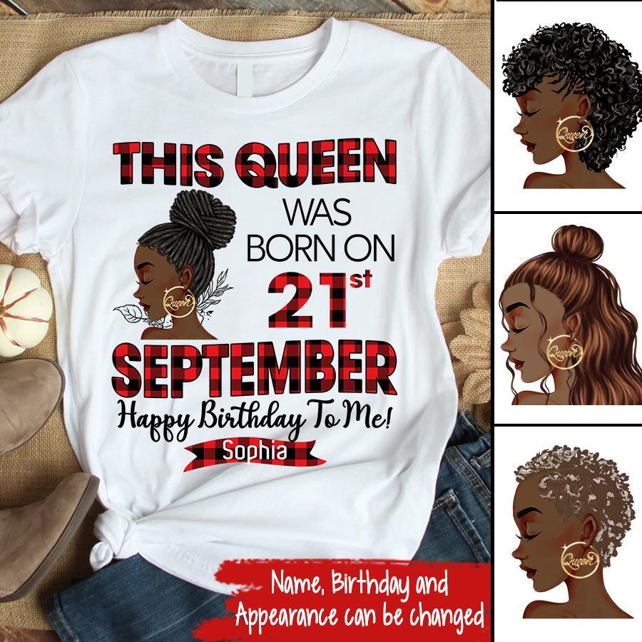 September Birthday Shirt, Custom Birthday Shirt, Queens are Born In September, September Birthday Shirts For Woman, September Birthday Gifts