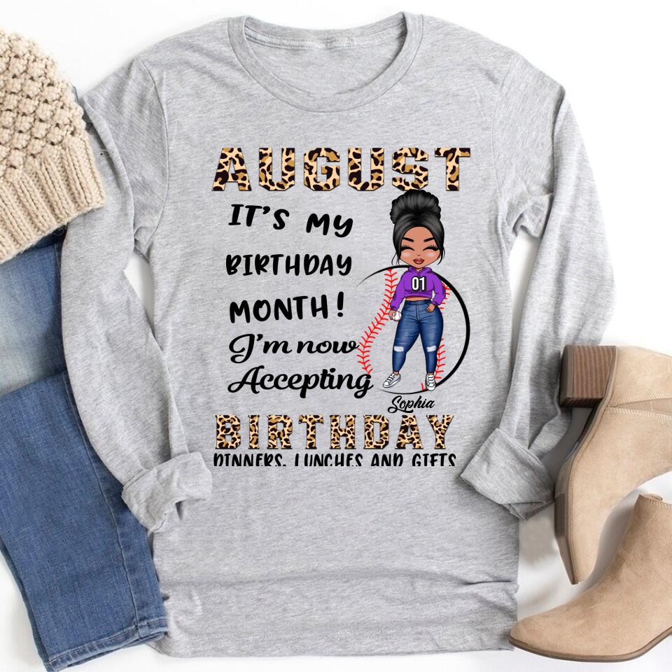 August Birthday Shirt, Custom Birthday Shirt, Queens are Born In August, August Birthday Shirts For Woman, August Birthday Gifts