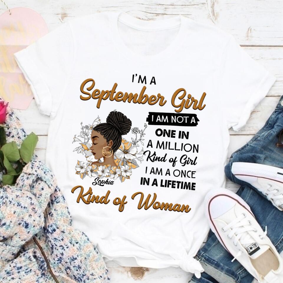 September Birthday Shirt, Custom Birthday Shirt, Queens are Born In September, September Birthday Shirts For Woman, September Birthday Gifts
