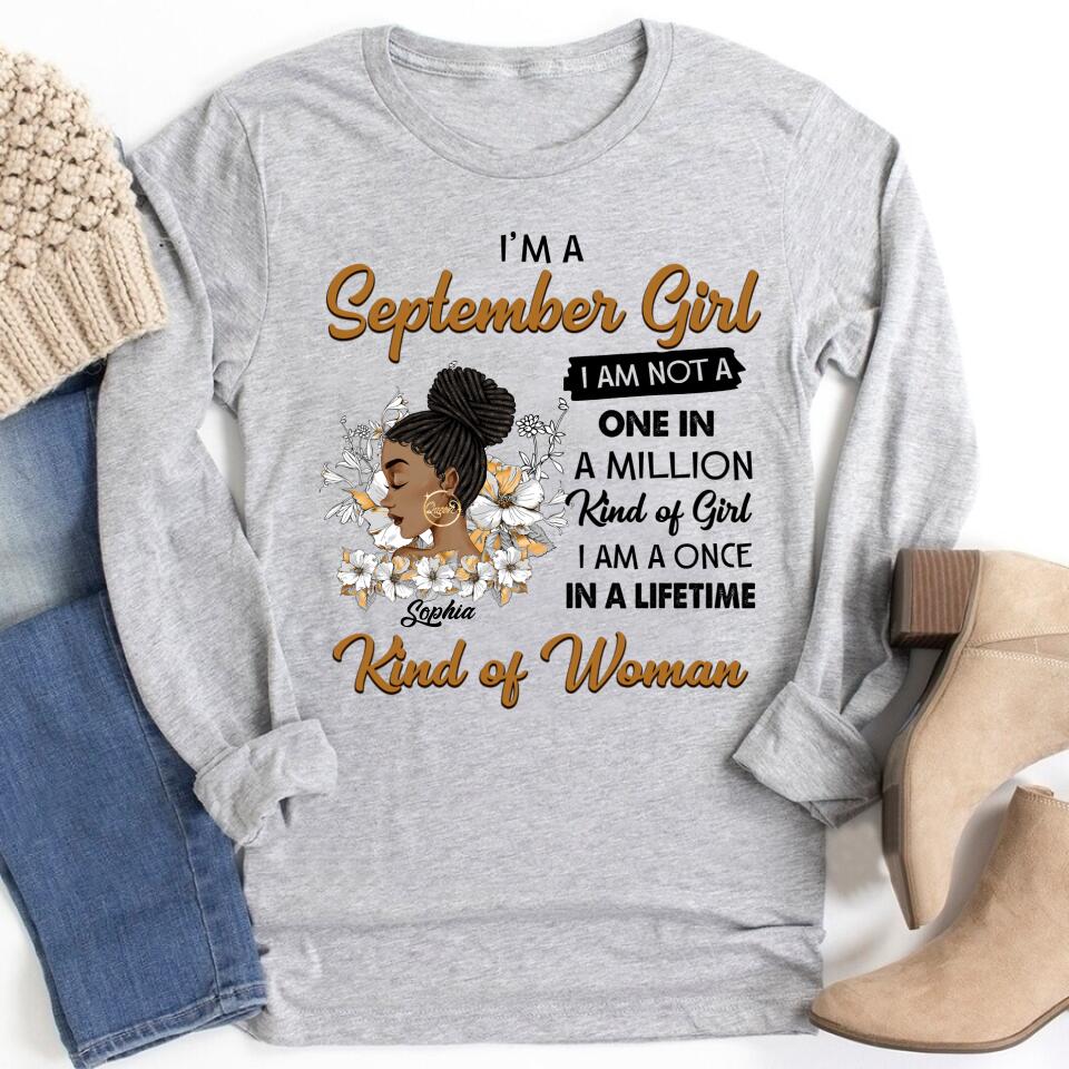 September Birthday Shirt, Custom Birthday Shirt, Queens are Born In September, September Birthday Shirts For Woman, September Birthday Gifts