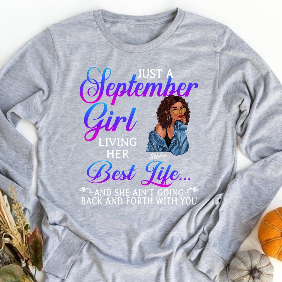 September Birthday Shirt, Custom Birthday Shirt, Queens are Born In September, September Birthday Shirts For Woman, September Birthday Gifts