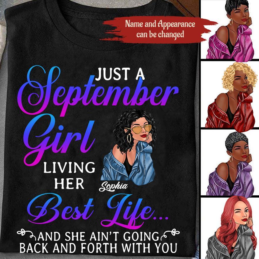 September Birthday Shirt, Custom Birthday Shirt, Queens are Born In September, September Birthday Shirts For Woman, September Birthday Gifts