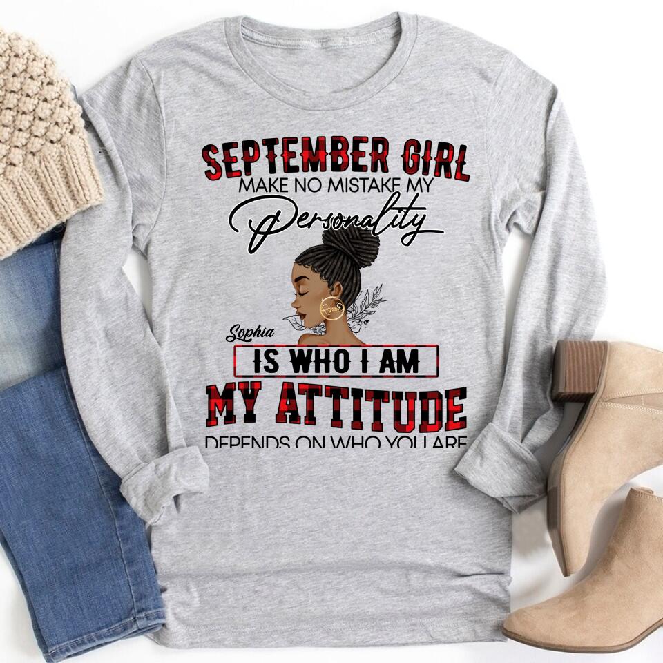 September Birthday Shirt, Custom Birthday Shirt, Queens are Born In September, September Birthday Shirts For Woman, September Birthday Gifts