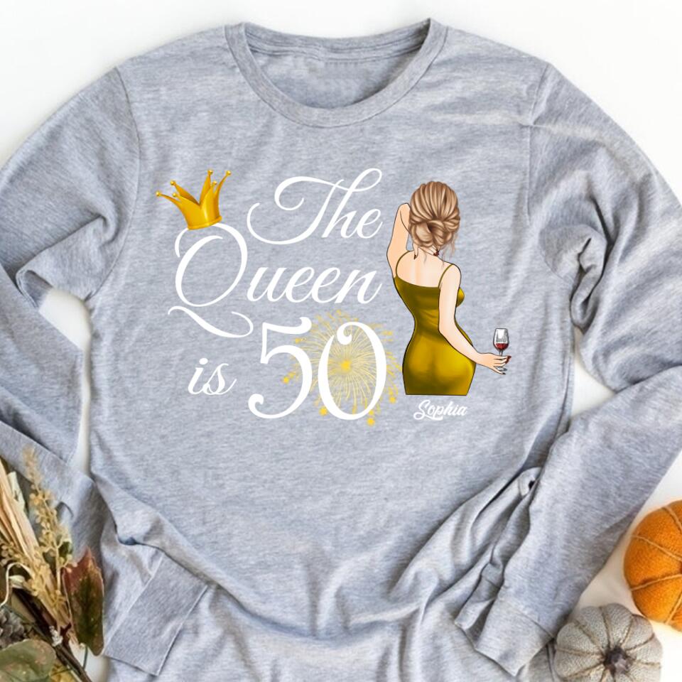 I&#39;m 50 shirt Vintage 1973 Shirt, 50th Birthday Unique Gifts For Woman,50th Birthday Ideas Turning 50 Years Old Cotton Shirt