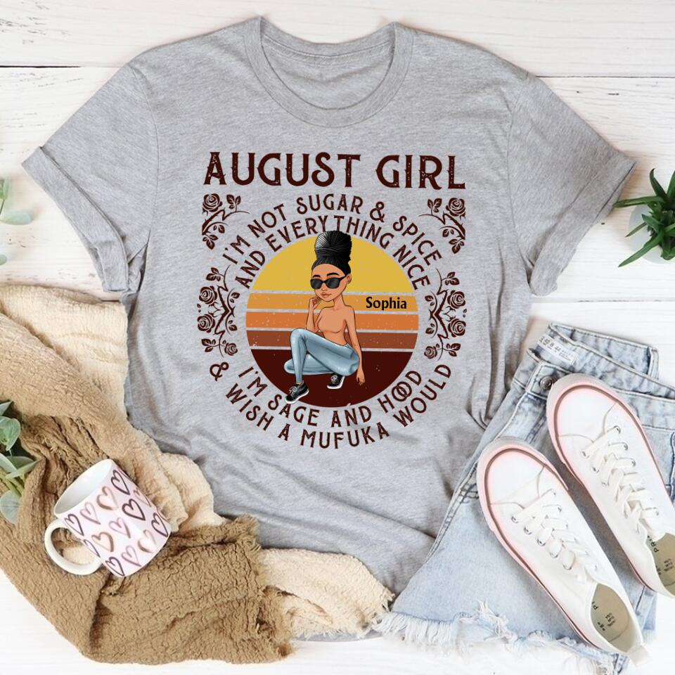 August Birthday Shirt, Custom Birthday Shirt, Queens Born In August, August Birthday Shirts For Woman, August Birthday Gifts