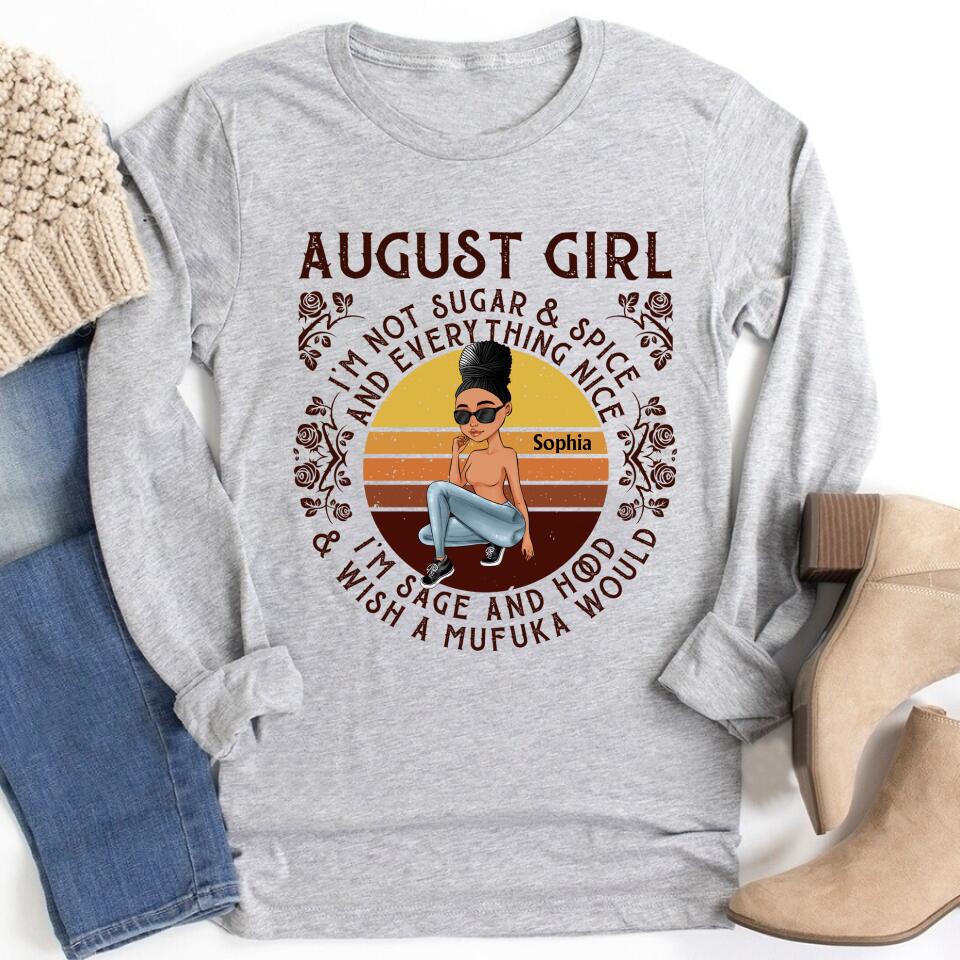 August Birthday Shirt, Custom Birthday Shirt, Queens Born In August, August Birthday Shirts For Woman, August Birthday Gifts