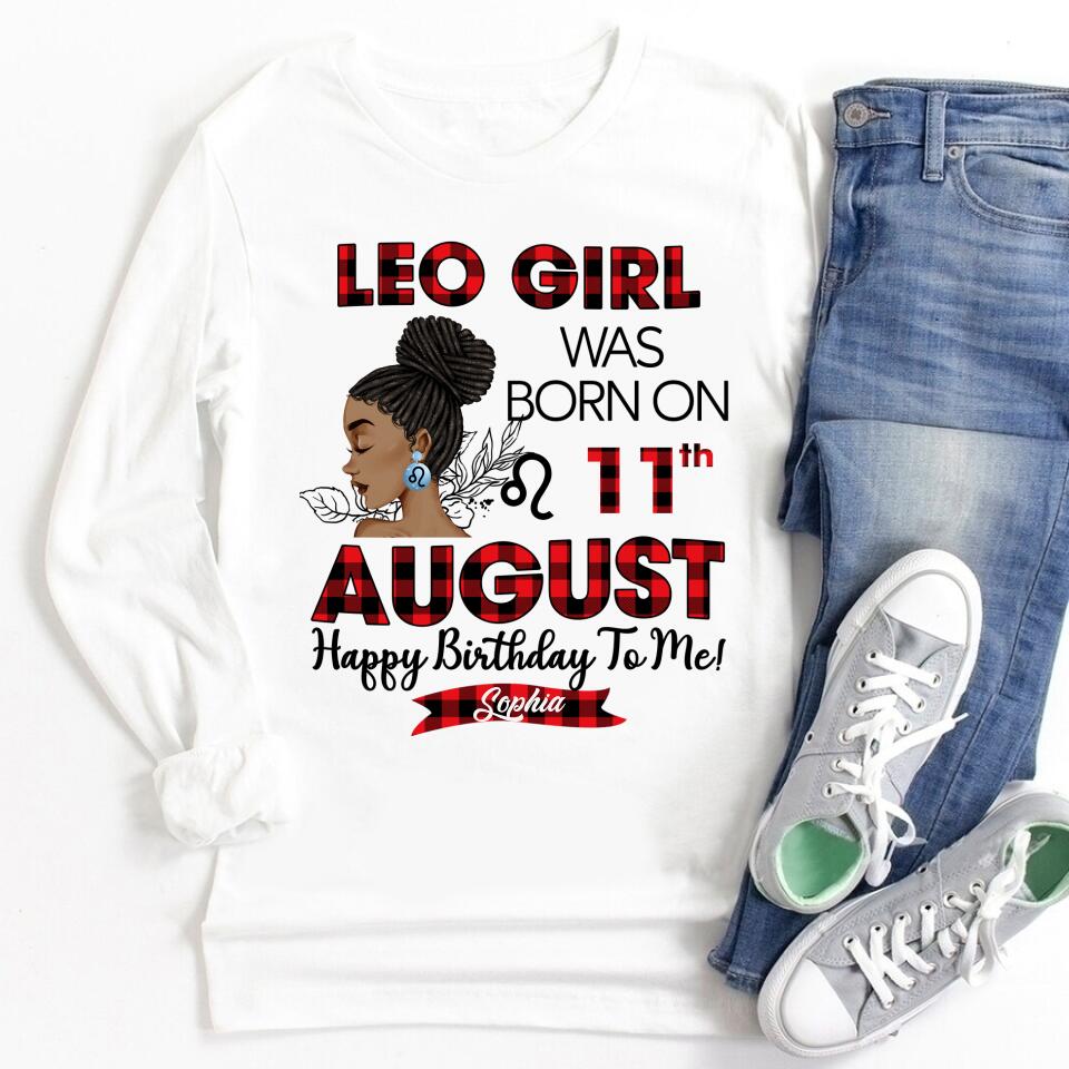 Custom Birthday Shirt, Leo Zodiac t shirt, Leo Birthday shirt, Leo t shirts for ladies, Leo queen t shirt, Leo Queen Birthday shirt