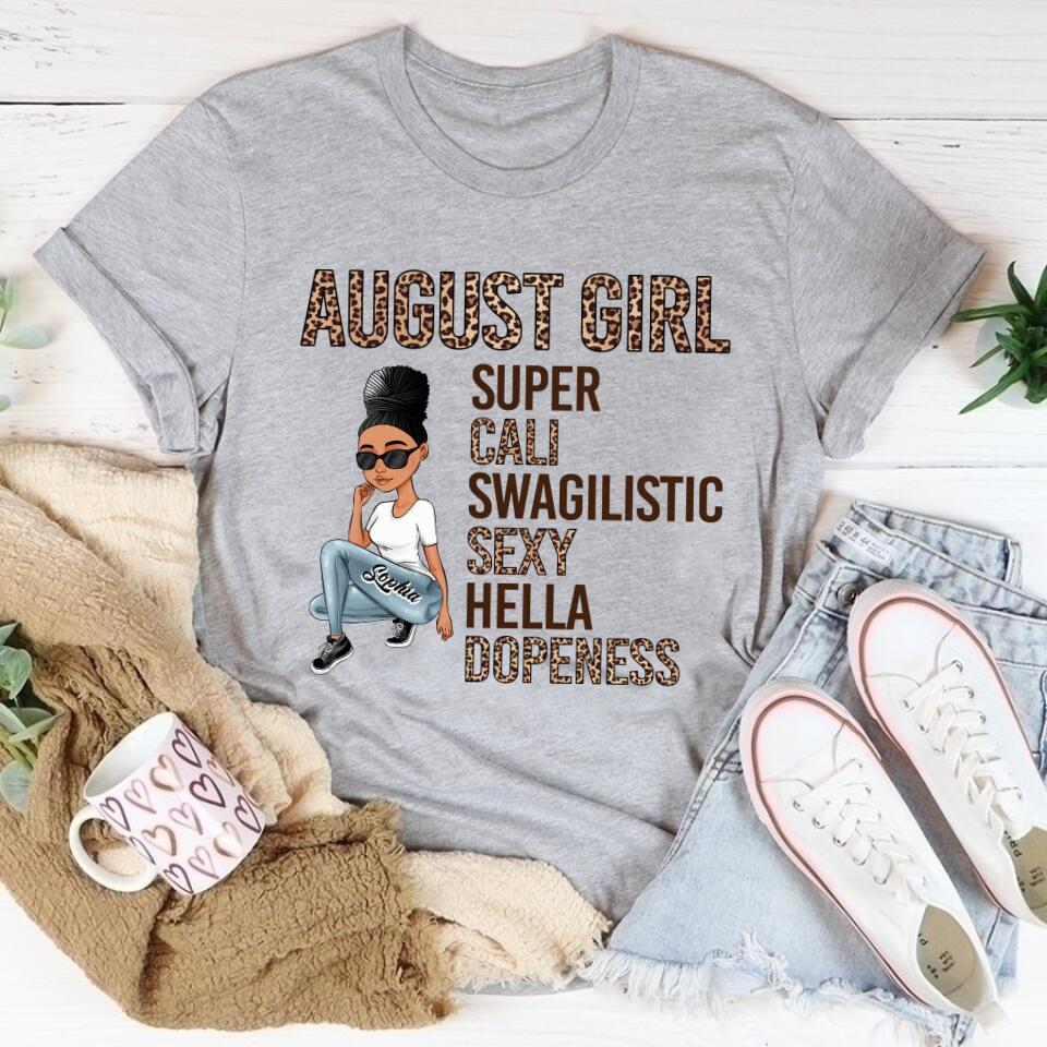 August Birthday Shirt, Custom Birthday Shirt, Queens Born In August, August Birthday Shirts For Woman, August Birthday Gifts