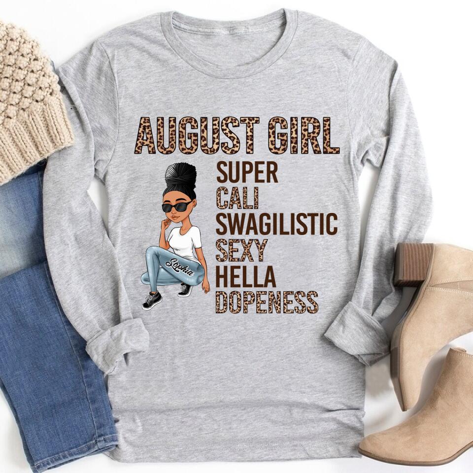 August Birthday Shirt, Custom Birthday Shirt, Queens Born In August, August Birthday Shirts For Woman, August Birthday Gifts