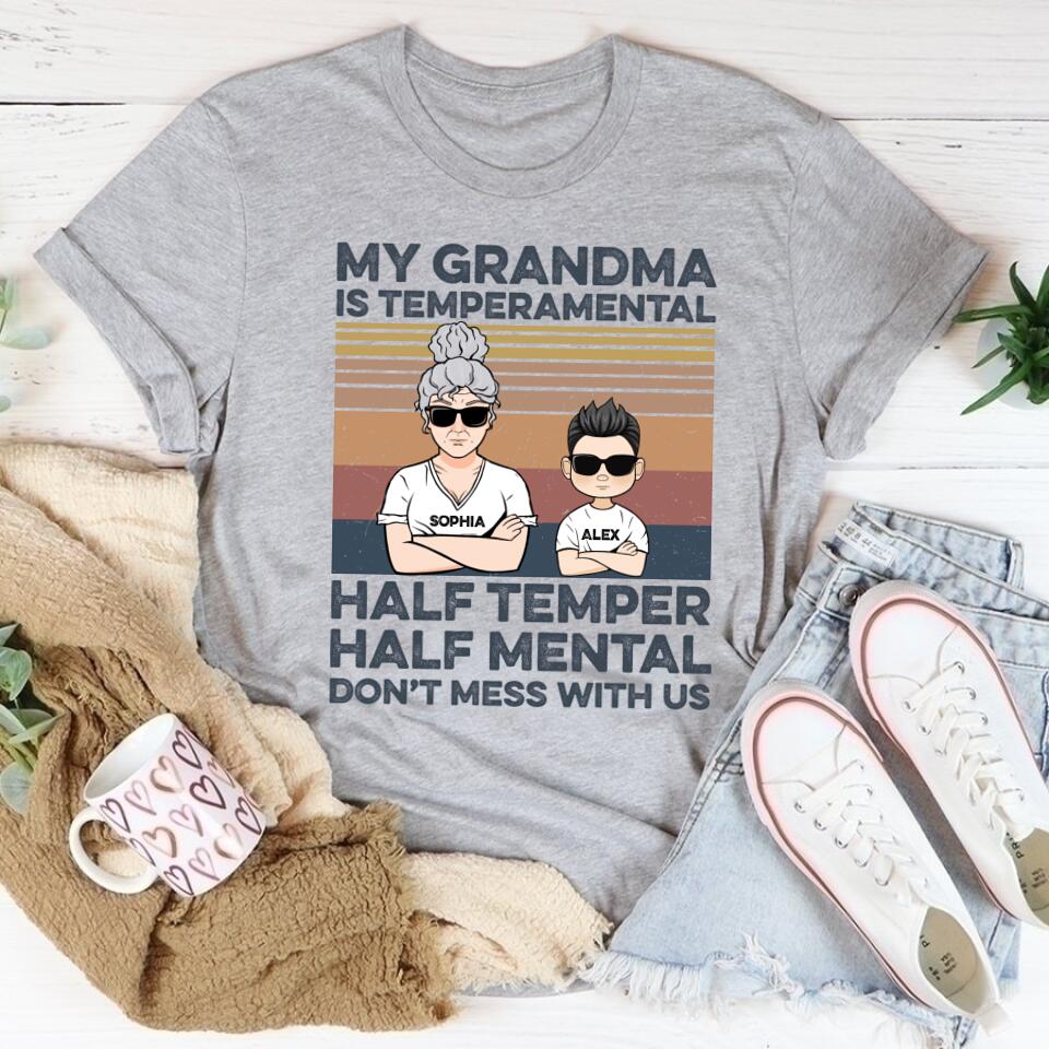 Grandma Shirt, Personalized Grandma Shirts, Nana Shirt, Grandma Shirts With Grandkids Names, Mimi Shirt, Gift for Grandma