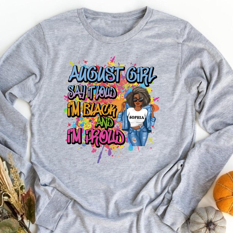 August Birthday Shirt, Custom Birthday Shirt, Queens are Born In August, August Birthday Shirts For Woman, August Birthday Gifts