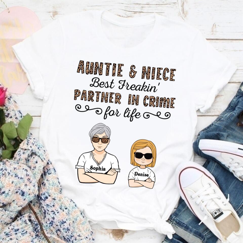 Personalized Gifts For Auntie, Auntie Shirt, Auntie Tees, Auntie Gift Ideas, Auntie Gifts From Niece, Gift For Auntie