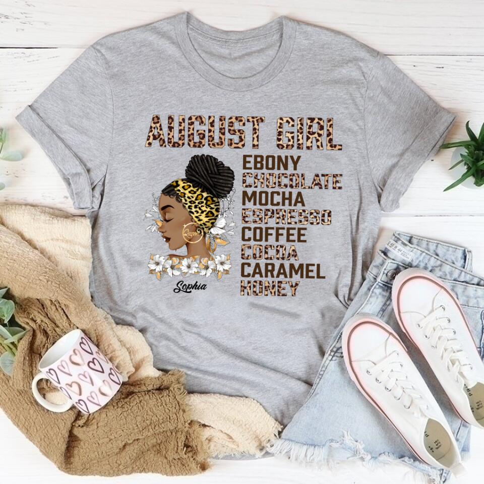 August Birthday Shirt, Custom Birthday Shirt, Queens Born In August, August Birthday Shirts For Woman, August Birthday Gifts
