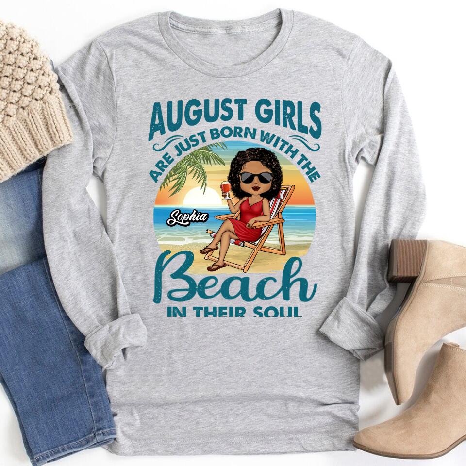 August Birthday Shirt, Custom Birthday Shirt, Queens are Born In August, August Birthday Shirts For Woman, August Birthday Gifts