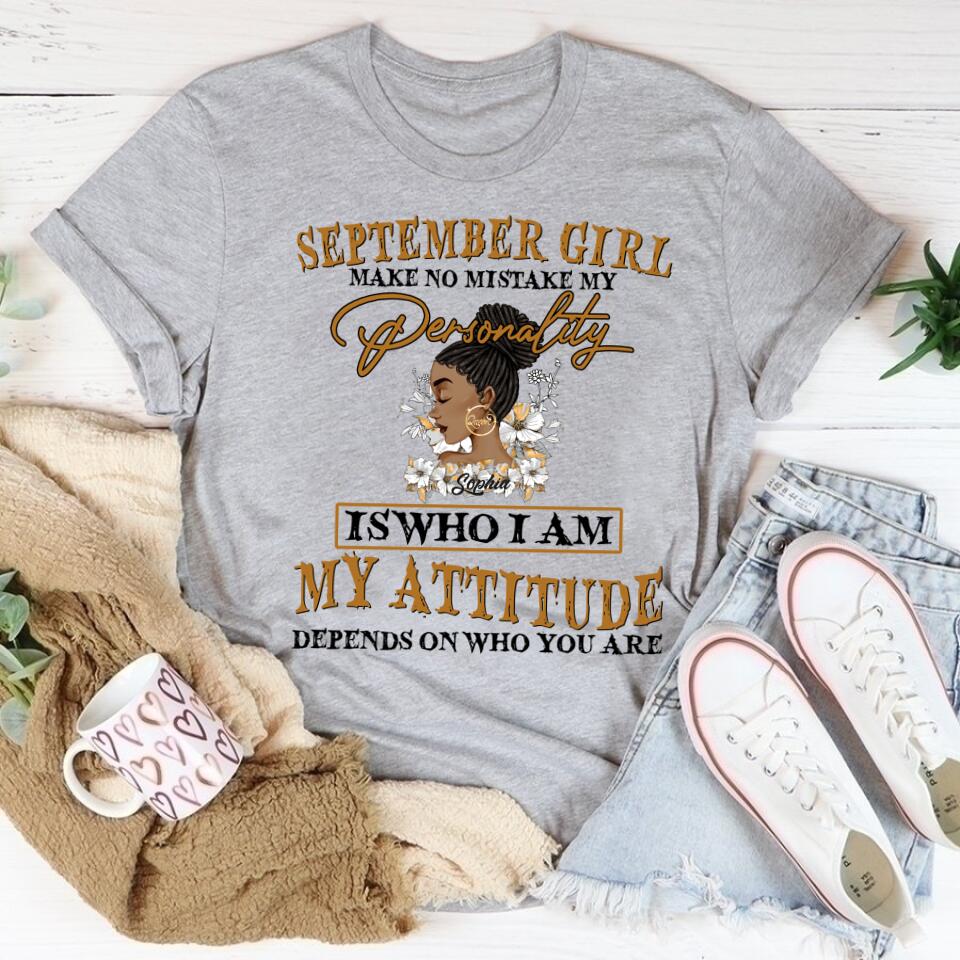 September Birthday Shirt, Custom Birthday Shirt, Queens are Born In September, September Birthday Shirts For Woman, September Birthday Gifts