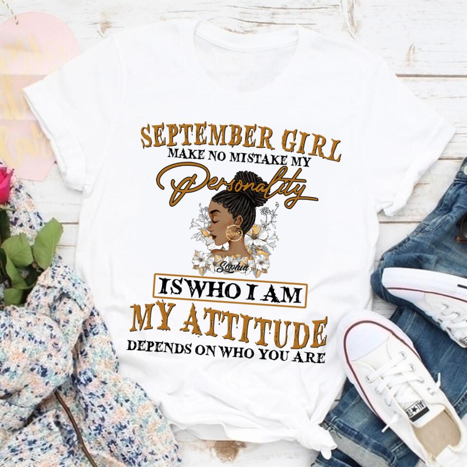 September Birthday Shirt, Custom Birthday Shirt, Queens are Born In September, September Birthday Shirts For Woman, September Birthday Gifts