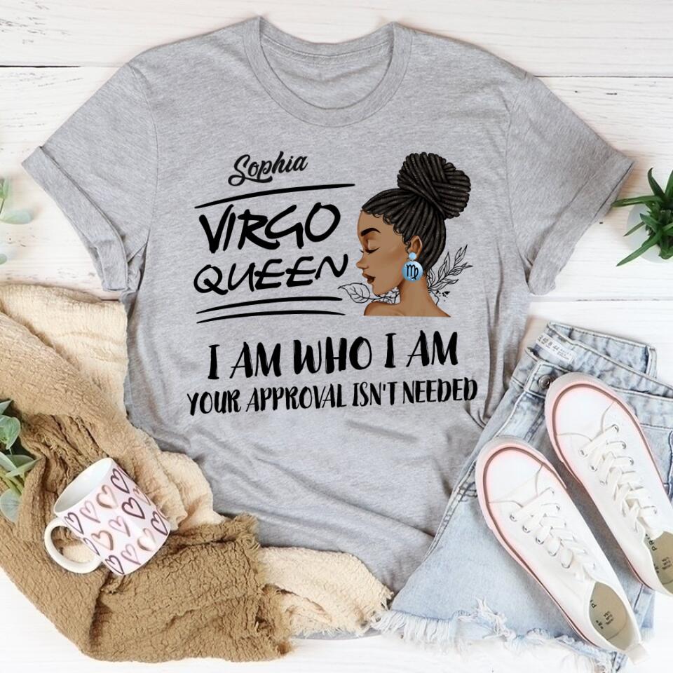 Custom Birthday Shirt, Virgo Zodiac t shirt, Virgo Birthday shirt, Virgo t shirts for ladies, Virgo queen t shirt, Virgo Queen Birthday shirt