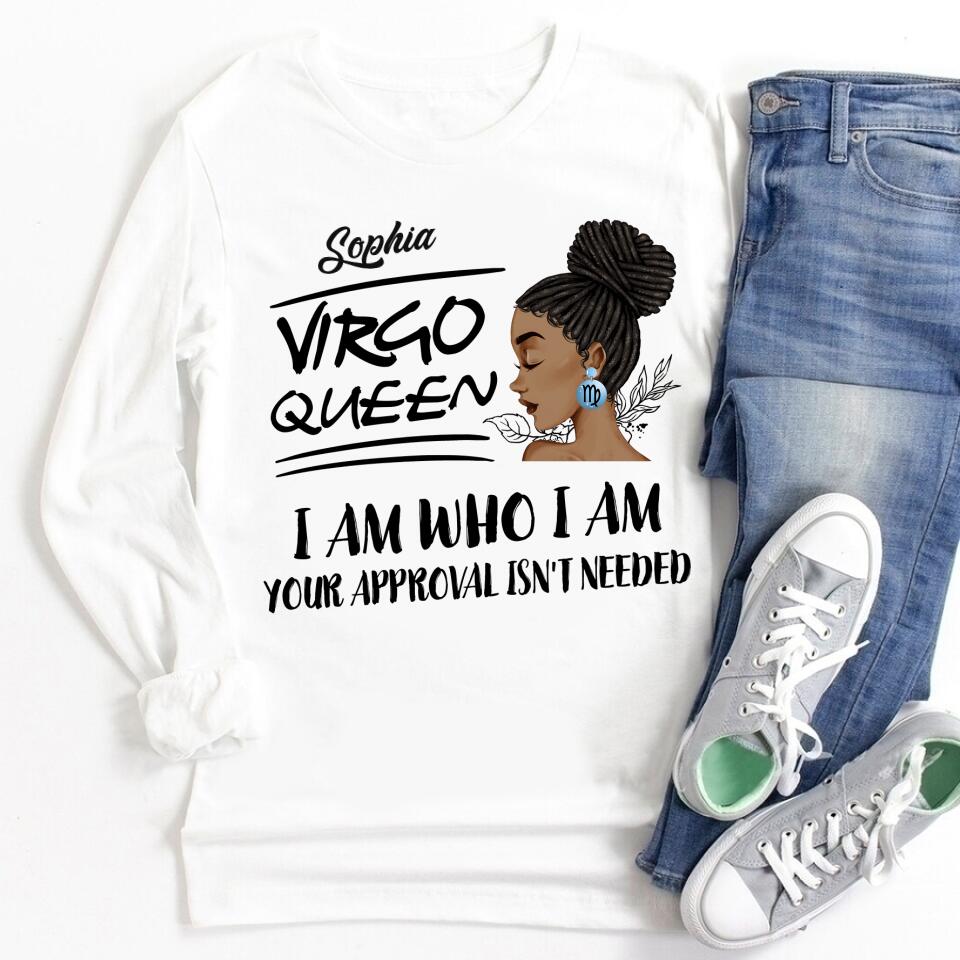 Custom Birthday Shirt, Virgo Zodiac t shirt, Virgo Birthday shirt, Virgo t shirts for ladies, Virgo queen t shirt, Virgo Queen Birthday shirt