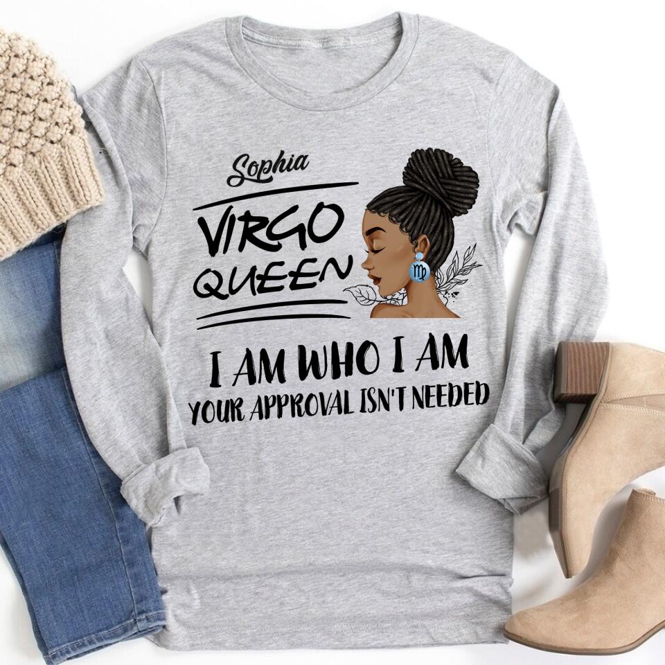 Custom Birthday Shirt, Virgo Zodiac t shirt, Virgo Birthday shirt, Virgo t shirts for ladies, Virgo queen t shirt, Virgo Queen Birthday shirt